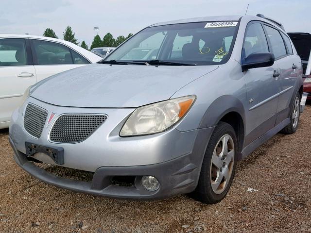 5Y2SL658X8Z408529 - 2008 PONTIAC VIBE SILVER photo 2