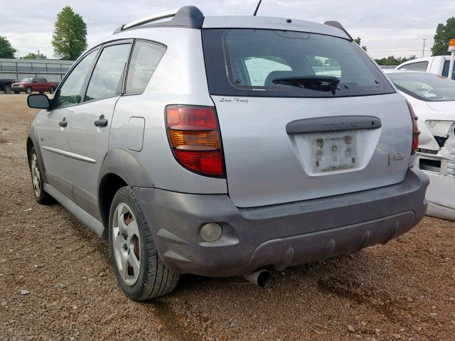 5Y2SL658X8Z408529 - 2008 PONTIAC VIBE SILVER photo 3