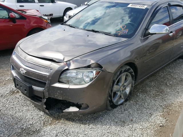 1G1ZD5E14BF272537 - 2011 CHEVROLET MALIBU 2LT BROWN photo 9