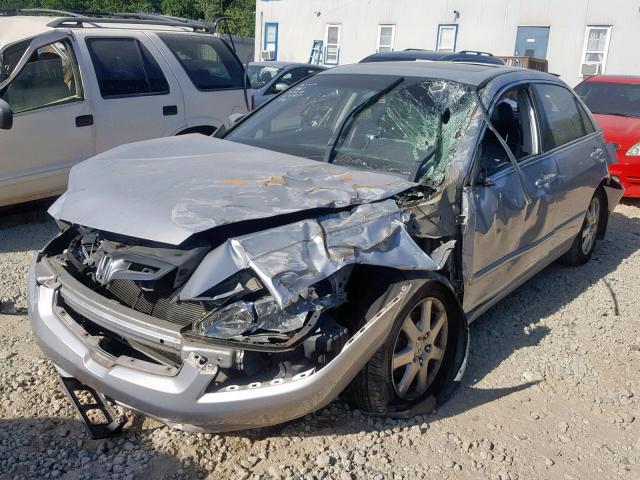 1HGCM66805A051485 - 2005 HONDA ACCORD EX SILVER photo 2