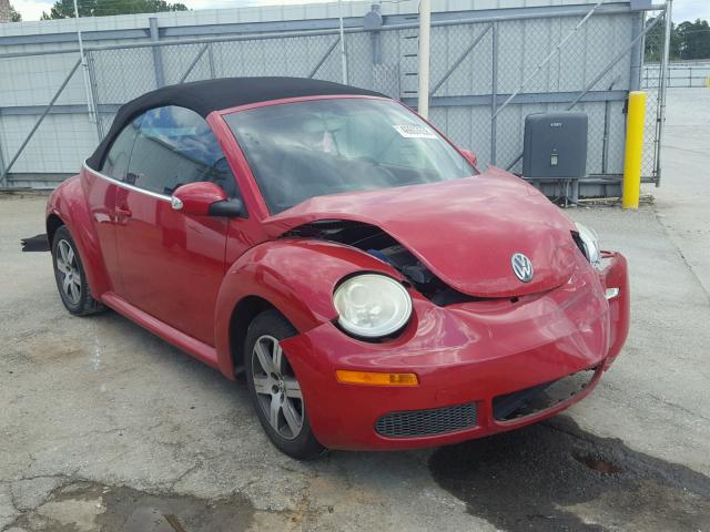 3VWRF31Y06M306596 - 2006 VOLKSWAGEN NEW BEETLE RED photo 1