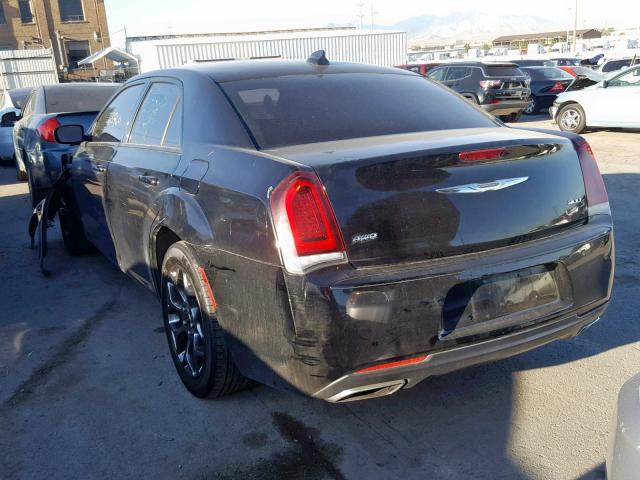 2C3CCAGG6GH230505 - 2016 CHRYSLER 300 S BLACK photo 3