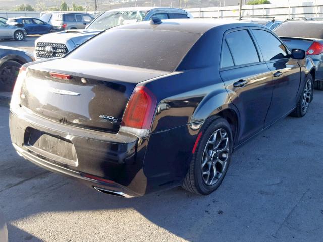 2C3CCAGG6GH230505 - 2016 CHRYSLER 300 S BLACK photo 4