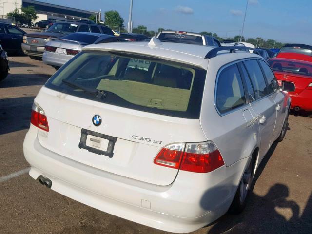 WBANN735X7CN03791 - 2007 BMW 530 XIT WHITE photo 4