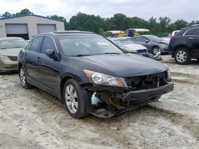 1HGCP26848A016033 - 2008 HONDA ACCORD EXL BLACK photo 1