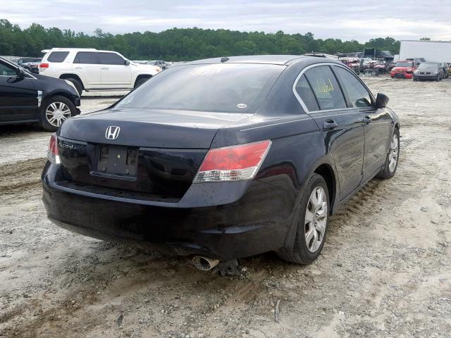 1HGCP26848A016033 - 2008 HONDA ACCORD EXL BLACK photo 4