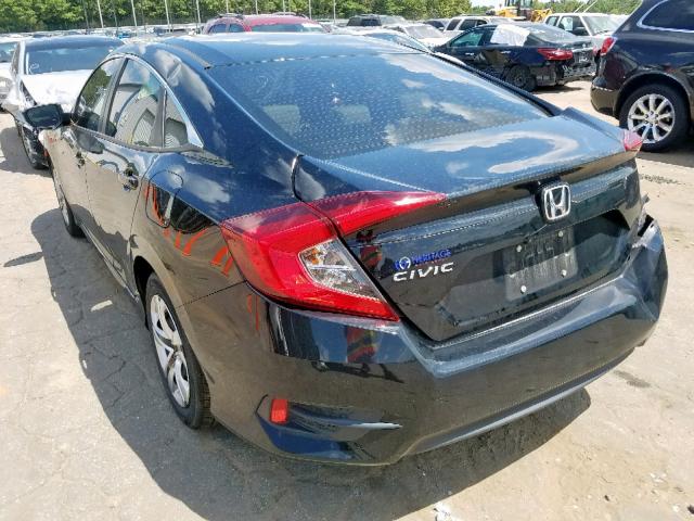 19XFC2F68HE052312 - 2017 HONDA CIVIC LX BLACK photo 3