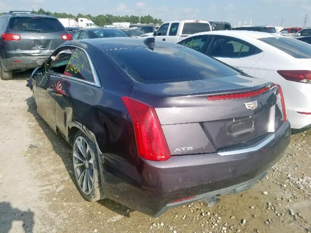 1G6AF1R38F0124132 - 2015 CADILLAC ATS PREMIU PURPLE photo 3