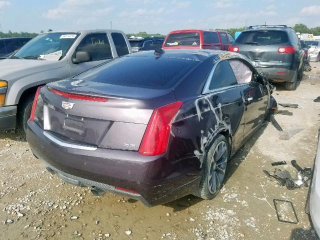 1G6AF1R38F0124132 - 2015 CADILLAC ATS PREMIU PURPLE photo 4