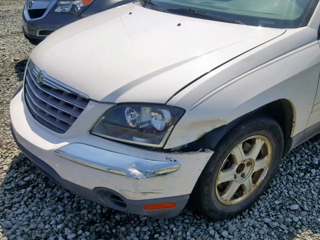 2C4GM68425R671115 - 2005 CHRYSLER PACIFICA T WHITE photo 9