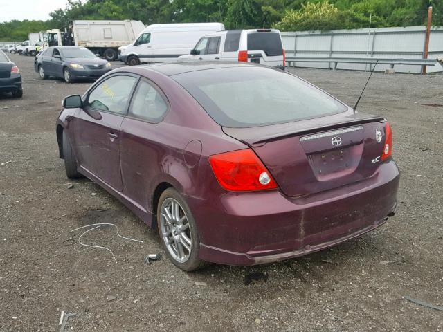 JTKDE167X70176554 - 2007 TOYOTA SCION TC იასამნისფერი ფოტო 3