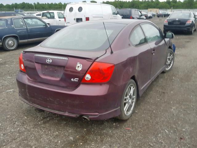 JTKDE167X70176554 - 2007 TOYOTA SCION TC იასამნისფერი ფოტო 4