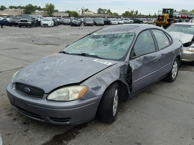 1FAFP56U16A139074 - 2006 FORD TAURUS SEL GRAY photo 2