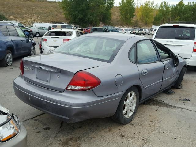 1FAFP56U16A139074 - 2006 FORD TAURUS SEL GRAY photo 4