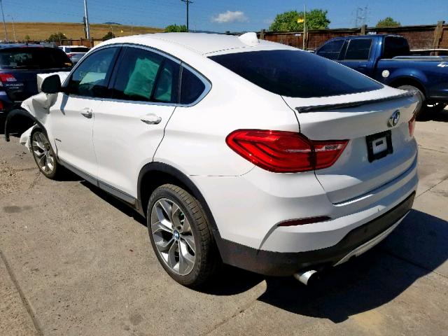 5UXXW3C30H0T79533 - 2017 BMW X4 XDRIVE2 WHITE photo 3