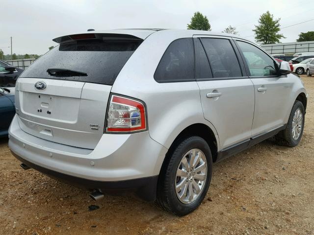 2FMDK4JC7ABB34950 - 2010 FORD EDGE SEL SILVER photo 4