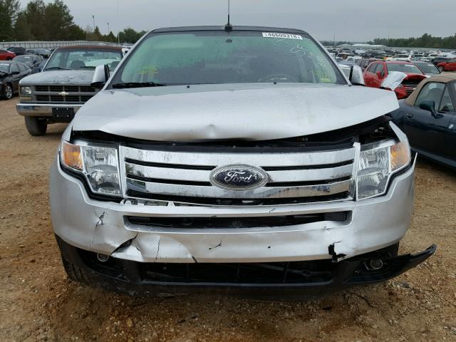 2FMDK4JC7ABB34950 - 2010 FORD EDGE SEL SILVER photo 9