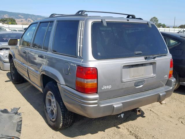 1J4GZ78Y1WC125789 - 1998 JEEP GRAND CHER GRAY photo 3