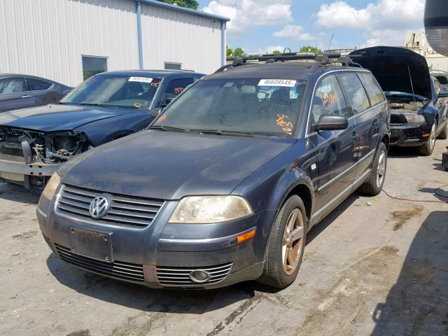 WVWYH63B54E018577 - 2004 VOLKSWAGEN PASSAT GLX BLUE photo 2