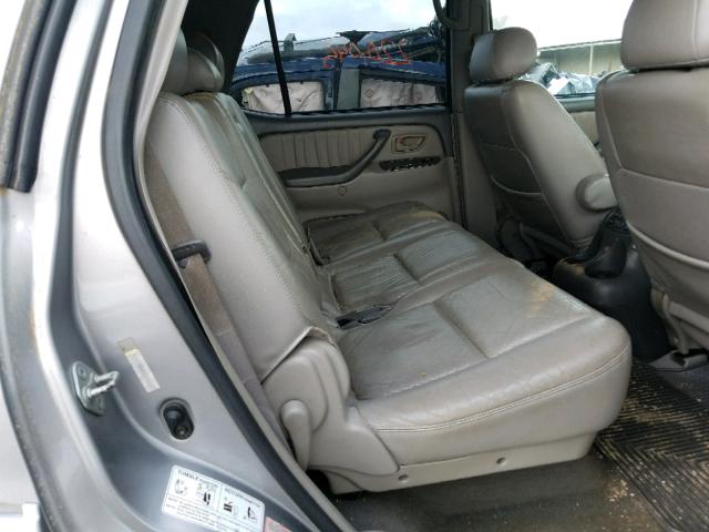 5TDZT38A23S154711 - 2003 TOYOTA SEQUOIA LI SILVER photo 6