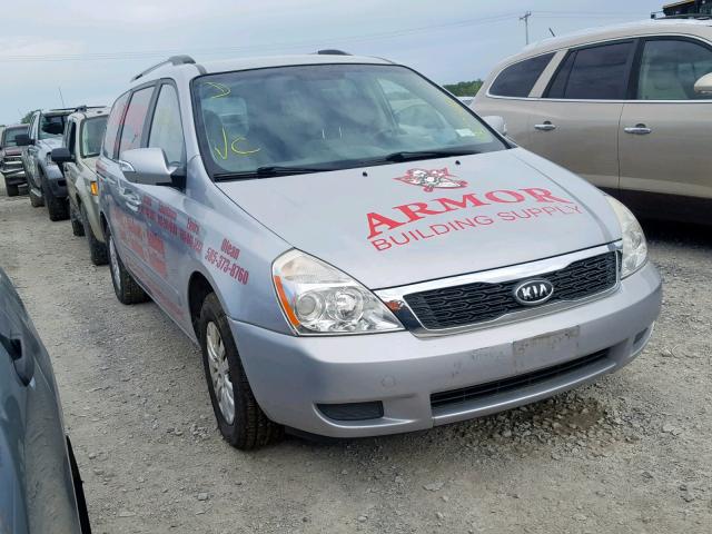 KNDMG4C70B6376341 - 2011 KIA SEDONA LX GRAY photo 1