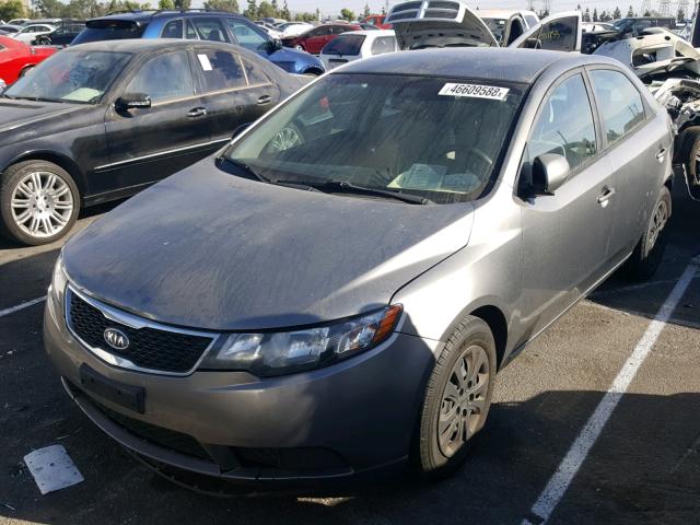 KNAFU4A24C5600675 - 2012 KIA FORTE EX CHARCOAL photo 2