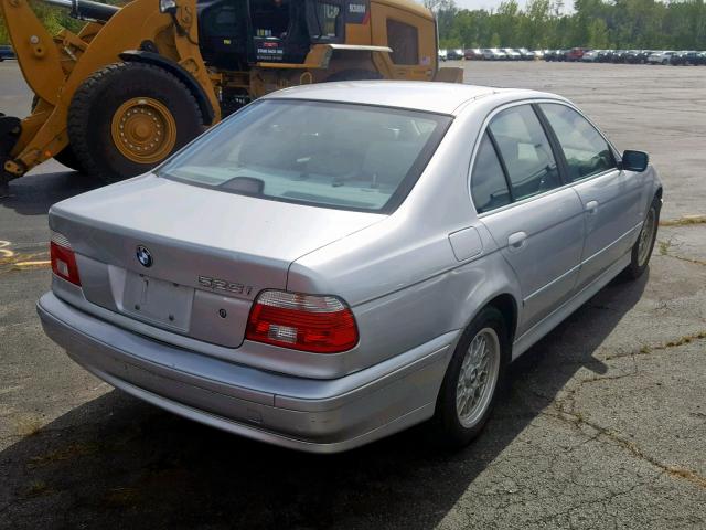 WBADT33471GF40950 - 2001 BMW 525 I SILVER photo 4