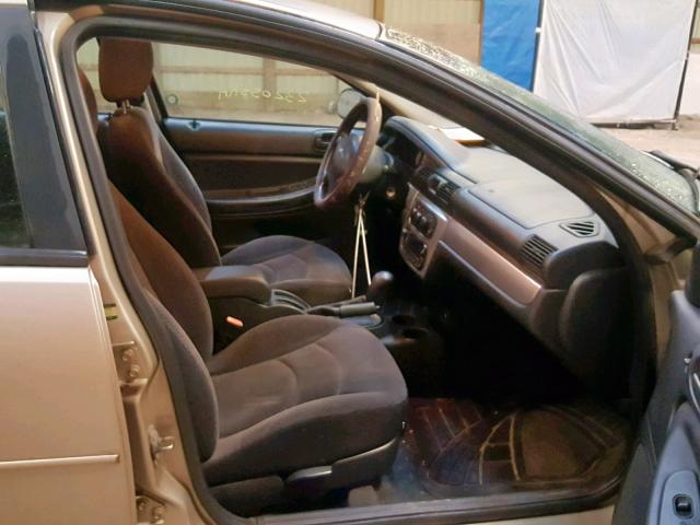 1C3EL56R65N540001 - 2005 CHRYSLER SEBRING TO BEIGE photo 5