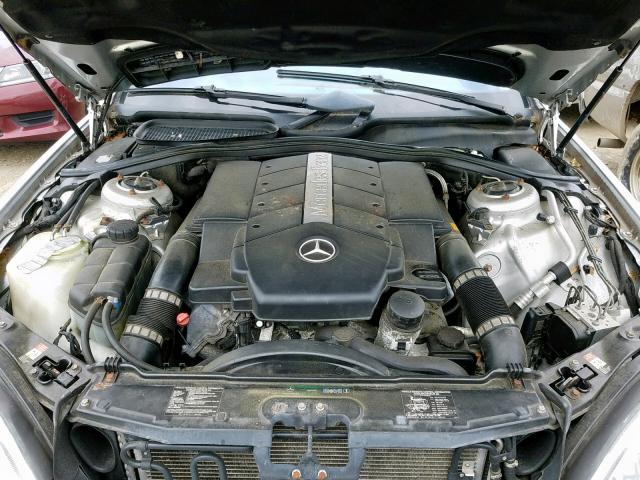 WDBNG84J14A416690 - 2004 MERCEDES-BENZ S 500 4MAT SILVER photo 7