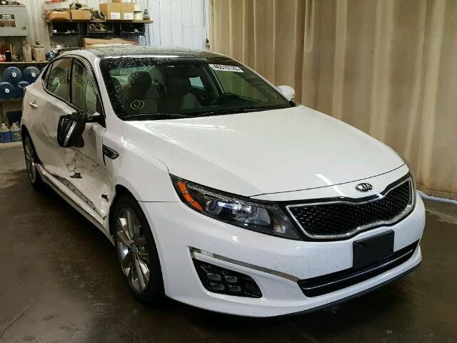 5XXGR4A63FG426755 - 2015 KIA OPTIMA SX WHITE photo 1