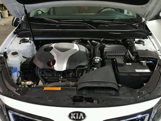 5XXGR4A63FG426755 - 2015 KIA OPTIMA SX WHITE photo 7