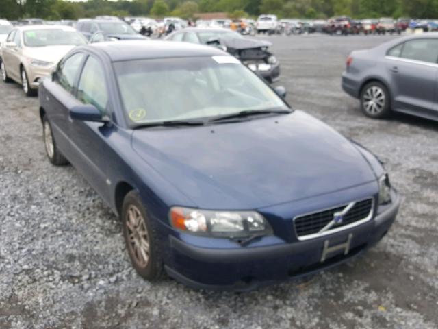 YV1RS61T242348593 - 2004 VOLVO S60 BLUE photo 1