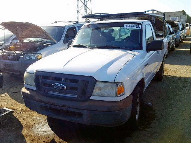 1FTYR10D68PB14203 - 2008 FORD RANGER WHITE photo 2