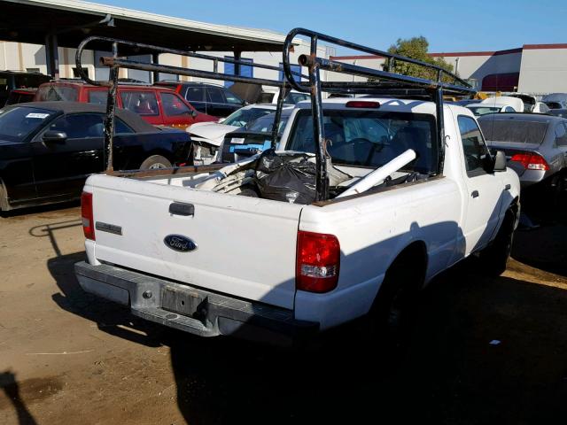 1FTYR10D68PB14203 - 2008 FORD RANGER WHITE photo 4