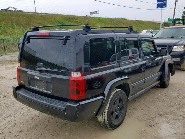 1J8HG48K06C174162 - 2006 JEEP COMMANDER 黑色 照片 4