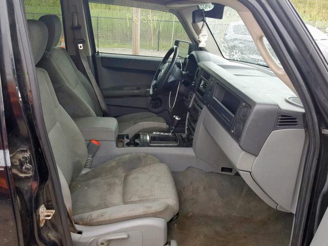 1J8HG48K06C174162 - 2006 JEEP COMMANDER 黑色 照片 5