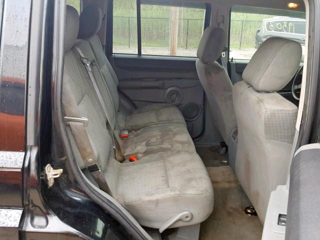 1J8HG48K06C174162 - 2006 JEEP COMMANDER 黑色 照片 6