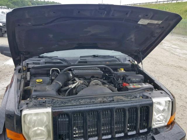 1J8HG48K06C174162 - 2006 JEEP COMMANDER 黑色 照片 7