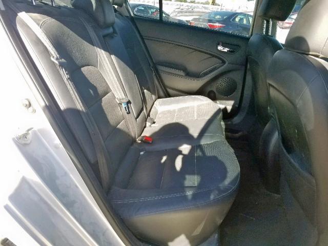 KNAFZ4A87E5235451 - 2014 KIA FORTE EX SILVER photo 6