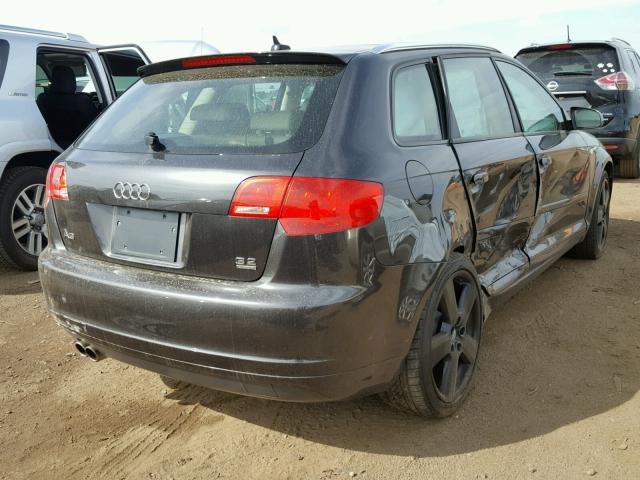 WAUKD78P78A114247 - 2008 AUDI A3 S-LINE GRAY photo 4