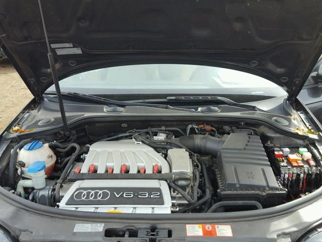 WAUKD78P78A114247 - 2008 AUDI A3 S-LINE GRAY photo 7