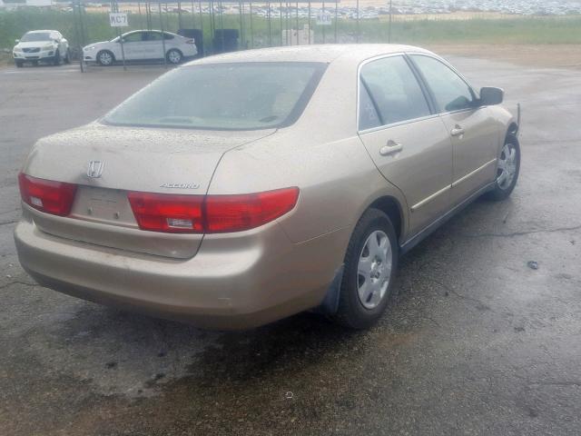 1HGCM56475A029393 - 2005 HONDA ACCORD LX GOLD photo 4