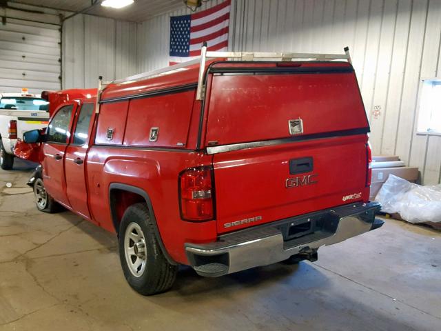 1GTR1TEH0FZ146570 - 2015 GMC SIERRA C15 RED photo 3