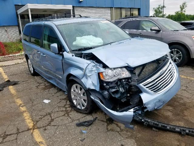 2C4RC1BG5GR281419 - 2016 CHRYSLER TOWN & COU BLUE photo 1