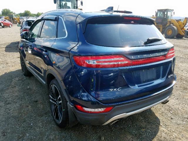 5LMTJ3DH2HUL02222 - 2017 LINCOLN MKC RESERV BLUE photo 3