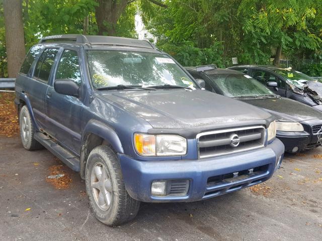 JN8DR09Y12W712084 - 2002 NISSAN PATHFINDER BLUE photo 1