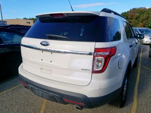 1FMHK8B80BGA22665 - 2011 FORD EXPLORER WHITE photo 4