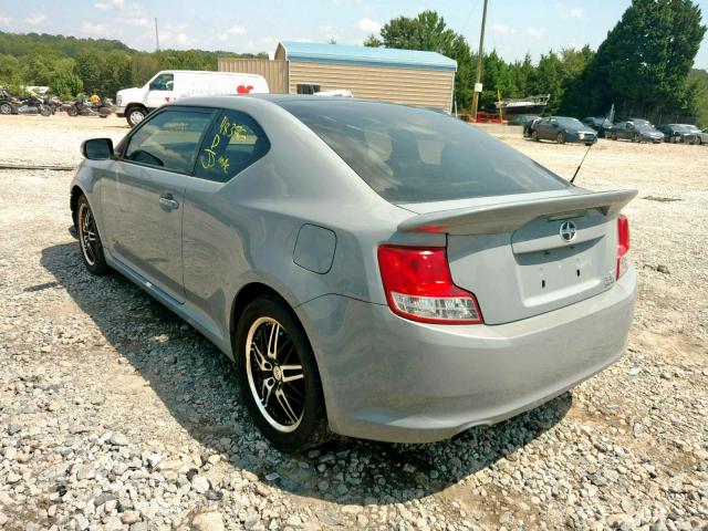 JTKJF5C73D3047514 - 2013 TOYOTA SCION TC ვერცხლისფერი ფოტო 3