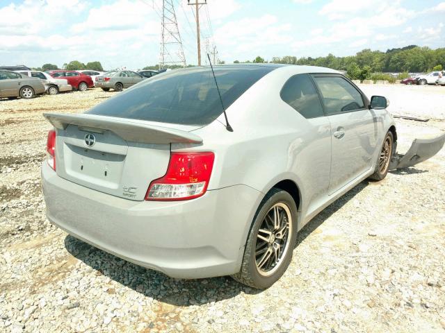 JTKJF5C73D3047514 - 2013 TOYOTA SCION TC ვერცხლისფერი ფოტო 4