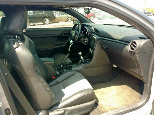 JTKJF5C73D3047514 - 2013 TOYOTA SCION TC ვერცხლისფერი ფოტო 5